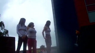 1. Sexy Brunette Removes Top @1:14