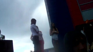 7. Sexy Brunette Removes Top @1:14