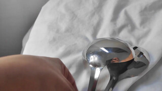 7. Flashes a tit and pussy in spoon, throughout.