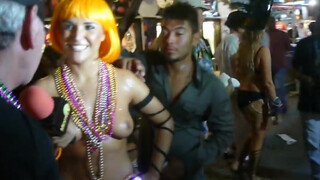 7. Jenny Scordamaglia and others nude in public