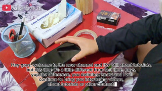2. Creative makes a cellphone stand from used cardboard || salsa erawati || tutorial || creative