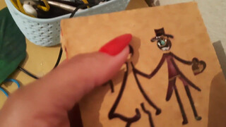 Pussy flashing. Timestamped.