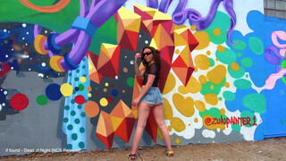 8. Graffiti Art Micro Booty Shorts #nobra Paiselyroseluvin 4k