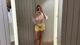 Try-On Haul Completely See-Through Transparent Lingerie and Clothes | At The Mall