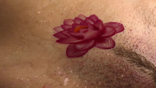 10. temporary tattoo close hairy pussy