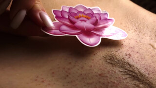 3. temporary tattoo close hairy pussy