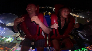 5. Slingshot ride – Huge tits, nipslip at 4:10