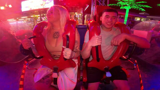 6. Slingshot ride – Huge tits, nipslip at 4:10
