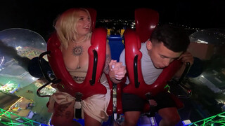 8. Slingshot ride – Huge tits, nipslip at 4:10