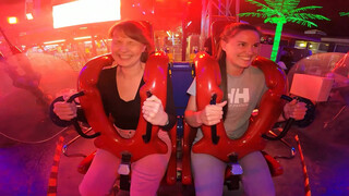 9. Slingshot ride – Huge tits, nipslip at 4:10
