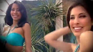 3. Bouncing model doesn’t realize her nipple is exposed (0:32)