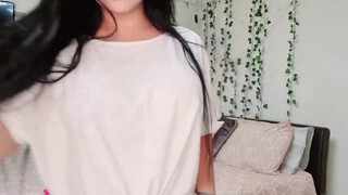 2. 1:24 & 8:04 you can see top of her pussy. Tits throughout whole vid too. Pinayone reuploaded vids?