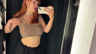 2. Try on Haul Transparent Lingerie | At the mall