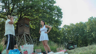 10. Lots of upskirts from 00:00 but also no panties bending over at 00:09 and during video many legs and different ass positions