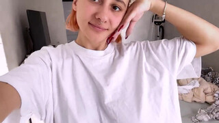 5. Dry vs. Wet fitting | Sheer shirts to try on | Take a shower with me ????