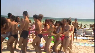 5. Flash mob Costinesti. Topless at 6:10