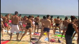 3. Flash mob Costinesti. Topless at 6:10