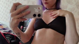 4. see through bra on small boobies