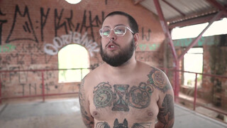 Arty nude photoshoot