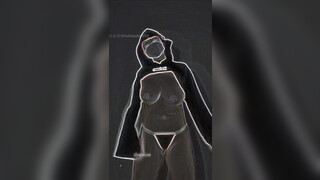 4. filter tries to cover her huge tits from bouncing
