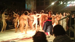 Quite a few dicks walk by in “Macumba Antropofágica – Teatro Oficina (2)”