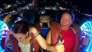8. flash at 2:10 – jennifer&erin – Daytona Beach Screamers Park slingshot