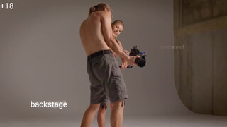 9. nude body art in hegre photos session backstage