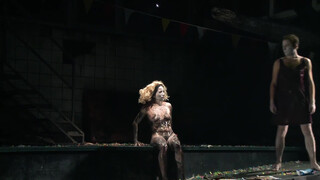 8. Naked on stage (crazy acting)
