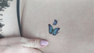 8. Temporary Tattoo / Two beautiful butterflies