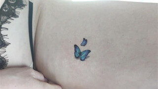 9. Temporary Tattoo / Two beautiful butterflies