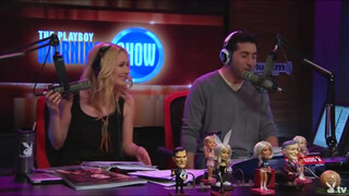 5. Nice poses, including pussy shot, at 45:10 in “Playboy Morning Show Season 01 Ep 3”
