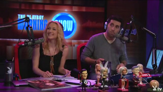 7. Nice poses, including pussy shot, at 45:10 in “Playboy Morning Show Season 01 Ep 3”