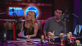 9. Nice poses, including pussy shot, at 45:10 in “Playboy Morning Show Season 01 Ep 3”