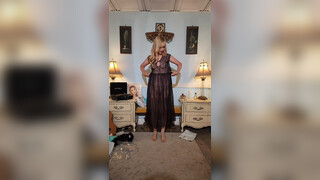 5. Vintage sheer Nightgowns – See through Pussy / hole channel hot content