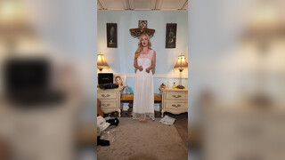 7. Vintage sheer Nightgowns – See through Pussy / hole channel hot content