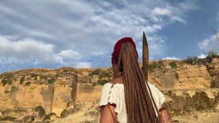 6. Sword out and ass out in the desert