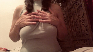 2. Braless asmr shirt scratching