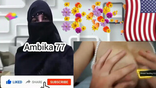 6. Hijab, flowers, flag, and boobs. Very odd video “Breast hand expression learn | USA ???????? Mom | big boobs handexpression tutorial learn this video”