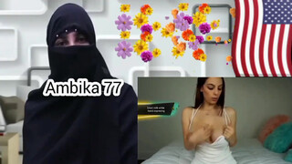 1. Hijab, flowers, flag, and boobs. Very odd video “Breast hand expression learn | USA ???????? Mom | big boobs handexpression tutorial learn this video”