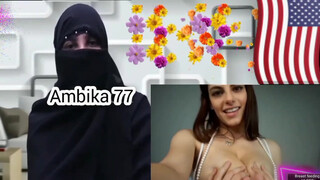 10. Hijab, flowers, flag, and boobs. Very odd video “Breast hand expression learn | USA ???????? Mom | big boobs handexpression tutorial learn this video”