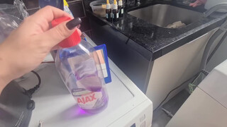 5. in mirror through see-through bottle 0:06 – 0:10, 0:22 – 0:28, 0:39 – 0:44; completely exposed 1:02 – 1:05; obscured masturbation 1:13 – 1:15