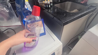 7. in mirror through see-through bottle 0:06 – 0:10, 0:22 – 0:28, 0:39 – 0:44; completely exposed 1:02 – 1:05; obscured masturbation 1:13 – 1:15