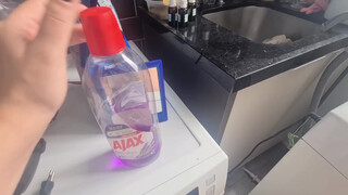 9. in mirror through see-through bottle 0:06 – 0:10, 0:22 – 0:28, 0:39 – 0:44; completely exposed 1:02 – 1:05; obscured masturbation 1:13 – 1:15