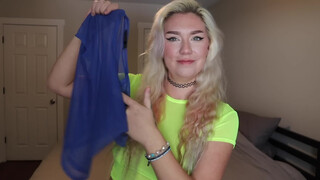 8. ASMR try on. I like the yellow