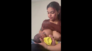 6. Breastfeeding lactating young mom