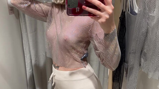 5. See-Through Try On Haul | Transparent Lingerie and Clothes | Try-On Haul At The Mall #3