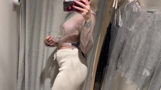 See-Through Try On Haul | Transparent Lingerie and Clothes | Try-On Haul At The Mall #3