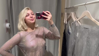 6. See-Through Try On Haul | Transparent Lingerie and Clothes | Try-On Haul At The Mall #3