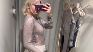 10. See-Through Try On Haul | Transparent Lingerie and Clothes | Try-On Haul At The Mall #3