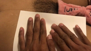 hairy pussy visible right at the end for a second